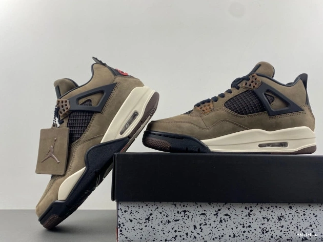 Cheap TBkick AJ4-882335 Air Brown TS Jordan 4 Travis Scott x Retro 0816